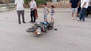 Tokatta 14 yaşındaki sürücünün kullandığı otomobil ile motosiklet çarpıştı: 1 yaralı