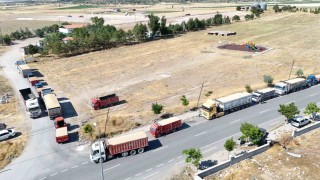 Tomarzada hububat alımları sürüyor