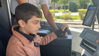 Tramvay tutkunu Miraçın hayali gerçek oldu