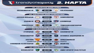 Trendyol Süper Ligde 2-3. hafta programları açıklandı
