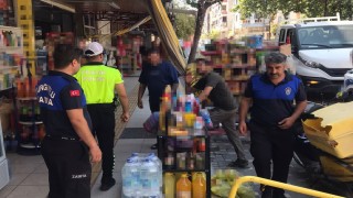 Turgutluda kaldırım işgallerine geçit yok