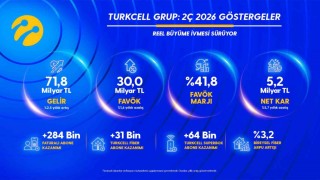 Turkcellden yılın ikinci çeyreğinde 5,2 milyar TL net kâr