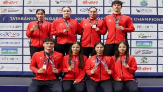 Türkiye, Avrupa Gençler Badminton Şampiyonasında 2 altın, 2 bronz madalya kazandı