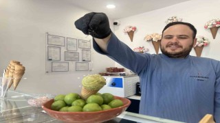 Tuzla servis edilen erikli dondurmaya talep artıyor