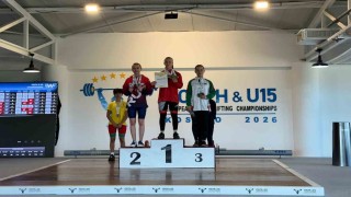 U-15 ve Yıldızlar Avrupa Halter Şampiyonasında millilerden 3 Avrupa rekoru