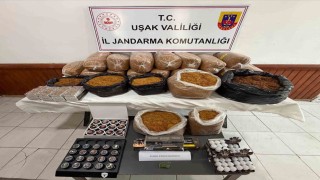 Uşakta 120 kilo bandrolsüz tütün ele geçirildi
