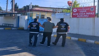 Uşakta 26 yıl 15 gün hapis cezasıyla aranan hükümlü yakalandı