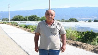 Üzüm hasadıyla birlikte üreticinin yolları da yenilenmeye başladı