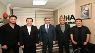 Vali Baruştan İHA Erzurum Bölge Müdürlüğüne ziyaret