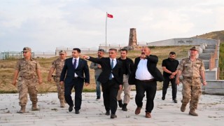 Vali Baruştan Şenkaya çıkarması
