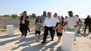 Vali Çiçek; Elmalı mahallesi sakinleriyle buluştu