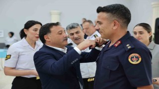 Vali Çiçek, Rütbe Terfi Törenine katıldı