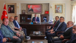 Vali Eldivandan Kaymakam Yıldırıma Ahata hayırlı olsun ziyareti