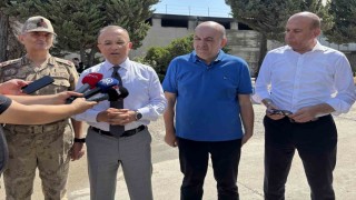 Vali Kemal Çeber: Yangına 39 araç ve 81 personelle müdahale ediliyor, hemen hemen kontrol altına alındı