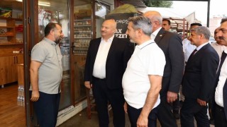 Vali Küçük, Besnide esnafın talep ve önerilerini dinledi