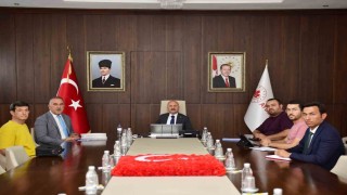 Vali Varol, yeni stadyumun yapım süreci hakkında bilgi aldı
