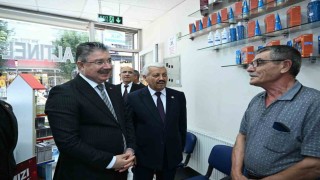 Vali Yılmazdan esnaf ziyareti