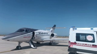 Vanda bir aylık bebek için uçak ambulans havalandı
