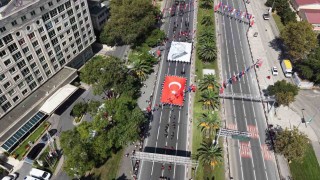 Vatan Caddesinde 30 Ağustos Zafer Bayramı töreni