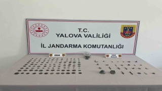 Yalovada tarihi eser operasyonu: 256 parça ele geçirildi