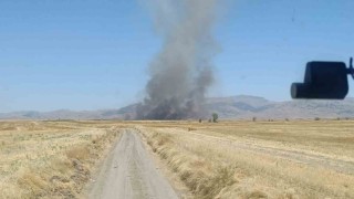 Yangında 100 dekar tarım arazisi zarar gördü