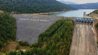 Yaz sıcakları Gönen-Yenice Barajının su seviyesini yüzde 10 düşürdü