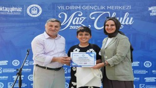 Yıldırım Gençlik Merkezi Yaz Okulunda mezuniyet coşkusu
