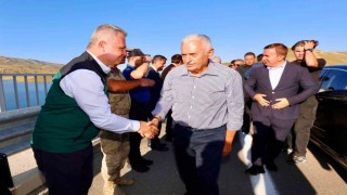 Yıldırım Turnaçayırı Barajında incelemelerde bulundu