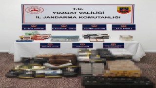 Yozgatta kaçak tütün operasyonunda 34 bin makaron ele geçirildi