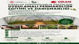 Yozgatta Uygulamalı Permakültür Eğitimi ve Danışmanlığı tamamlandı