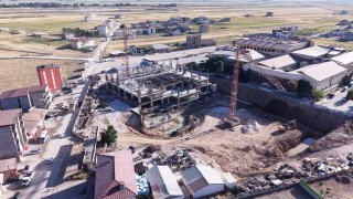 Yüksekovada 100 yataklı hastane ek binası yükseliyor