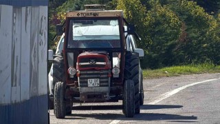 Yüzde 50 zihinsel engelli genç, Bozüyükten çaldığı traktörle 55 kilometre yol katetti