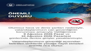 Zonguldakta 2 gün boyunca denize girmek yasaklandı