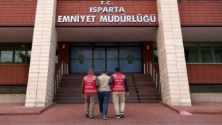 17 yıl 5 ay hapis cezası ile aranan şahıs Isparta'da yakalandı