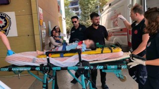 2 yaşındaki çocuk 3. kattan beton zemine düştü