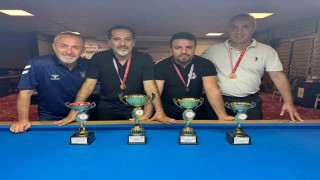 3 Bant bilardo il birinciliği müsabakaları sona erdi