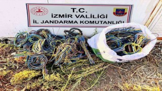 700 bin TLlik kablo hırsızları suçüstü yakalandı