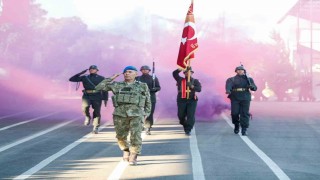 8inci Komando Tugay Komutanlığında sancak ve komuta devir teslim töreni düzenlendi