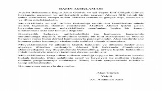 Adalet Bakanı Gürlek'in avukatından Şık'a suç duyurusu