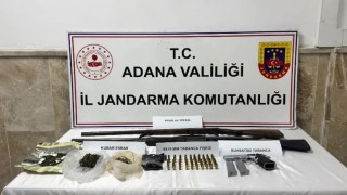 Adanada 6 ruhsatız silah ele geçirildi