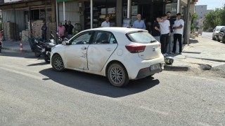 Adıyaman'da motosiklet ile otomobil çarpıştı: 1 yaralı