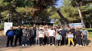 Adliye personeli aileleriyle doğada stres attı