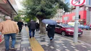 Afyonkarahisarda yağışlı hava etkili oldu