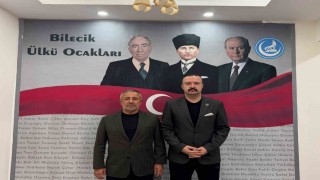 AK Parti Bilecik teşkilatından Ülkü Ocakları Başkanı Emirler'e ziyaret