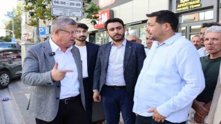 AK Parti İl Başkanı Subaşıoğlu İstiklal Caddesi'nde esnafları dinledi