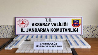 Aksaray'da kaçak sigara ve tütün operasyonu: 5 gözaltı
