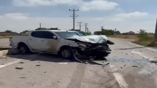 Aksaray'da traktör ile pikap çarpıştı: 2 yaralı