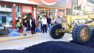 Alacada asfalt çalışmaları tam gaz