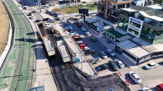 Alikahyada 2,7 kilometrelik yol güzergahı yenileniyor