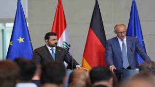 Almanya Başbakanı Merz, Irak Başbakanı Zeydi ile bir araya geldi